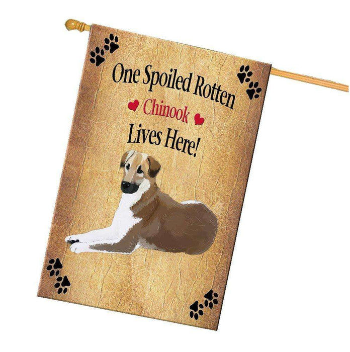 Chinook Spoiled Rotten Dog House Flag