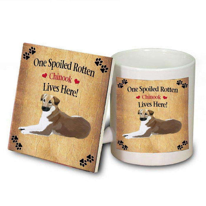 Chinook Spoiled Rotten Dog Mug and Coaster Set