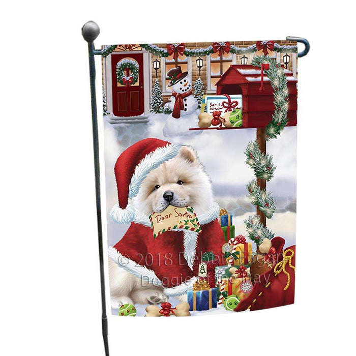 Chow Chow Dog Dear Santa Letter Christmas Holiday Mailbox Garden Flag GFLG53953