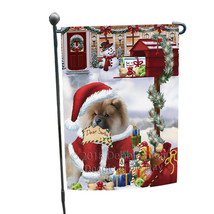 Chow Chow Dog Dear Santa Letter Christmas Holiday Mailbox Garden Flag GFLG53954