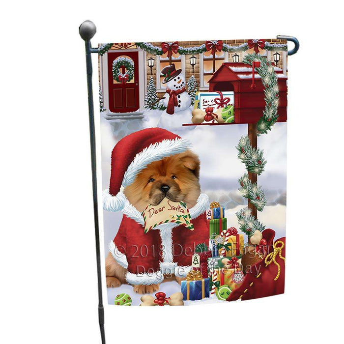 Chow Chow Dog Dear Santa Letter Christmas Holiday Mailbox Garden Flag GFLG53955