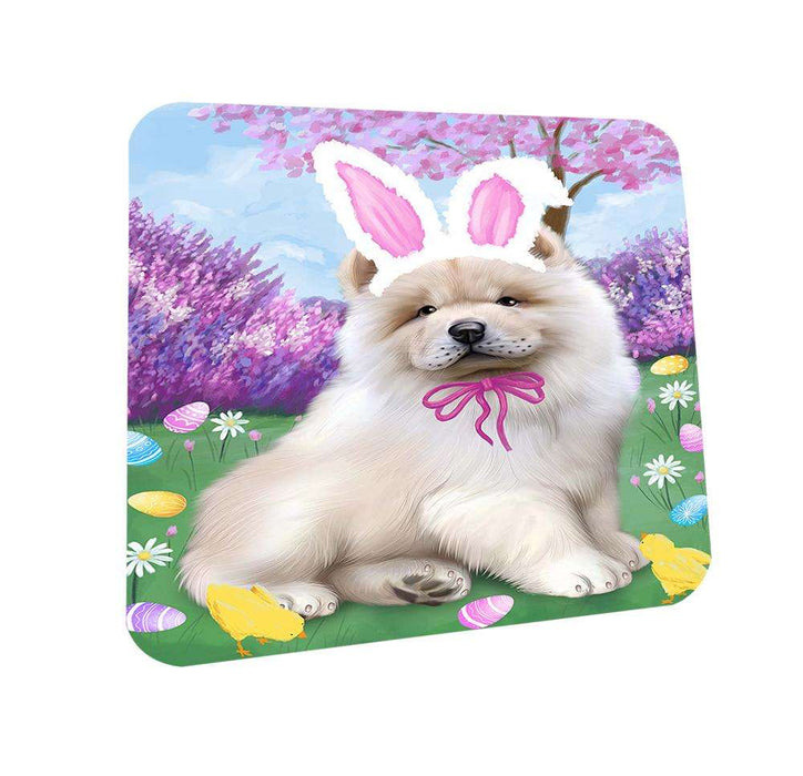 Chow Chow Dog Easter Holiday Coasters Set of 4 CST49069