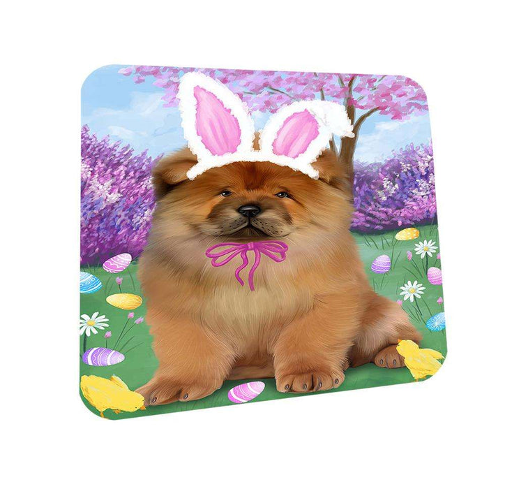Chow Chow Dog Easter Holiday Coasters Set of 4 CST49070