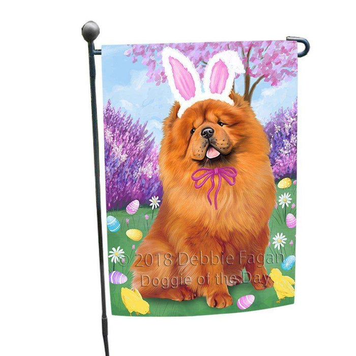 Chow Chow Dog Easter Holiday Garden Flag GFLG49016