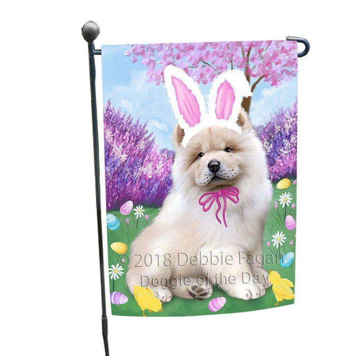 Chow Chow Dog Easter Holiday Garden Flag GFLG49019