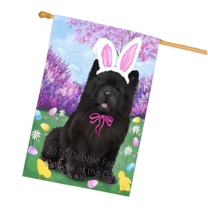 Chow Chow Dog Easter Holiday House Flag FLG49077