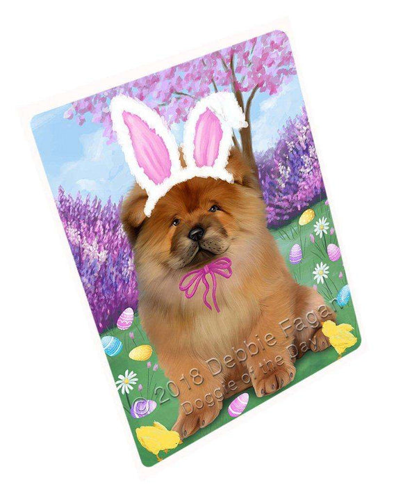 Chow Chow Dog Easter Holiday Large Refrigerator / Dishwasher Magnet RMAG54402