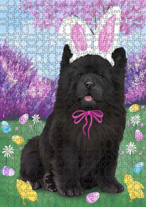 Chow Chow Dog Easter Holiday Puzzle with Photo Tin PUZL50379