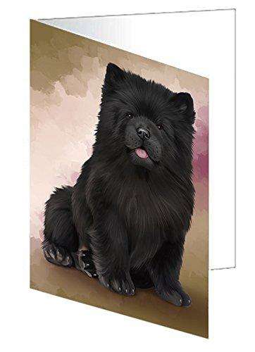 Chow Chow Dog Handmade Artwork Assorted Pets Greeting Cards and Note Cards with Envelopes for All Occasions and Holiday Seasons