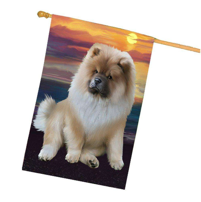 Chow Chow Dog House Flag HF323