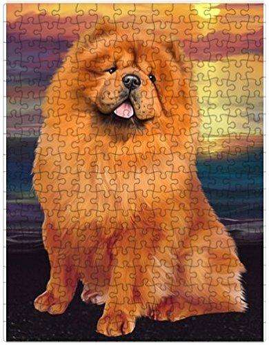 Chow Chow Dog Puzzle with Photo Tin D491