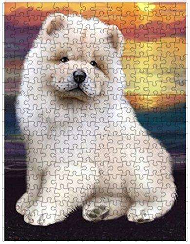 Chow Chow Dog Puzzle with Photo Tin D493