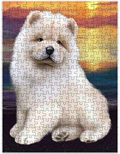 Chow Chow Dog Puzzle with Photo Tin