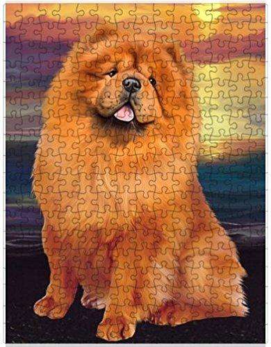 Chow Chow Dog Puzzle with Photo Tin