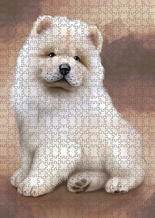 Chow Chow Puzzle with Photo Tin PUZL48105