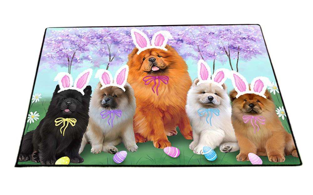 Chow Chows Dog Easter Holiday Floormat FLMS49521