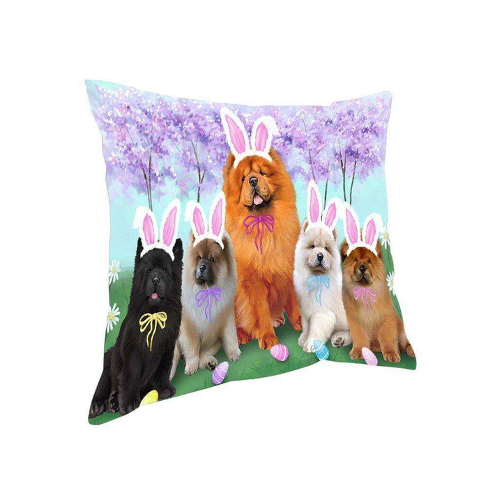 Chow Chows Dog Easter Holiday Pillow PIL52288