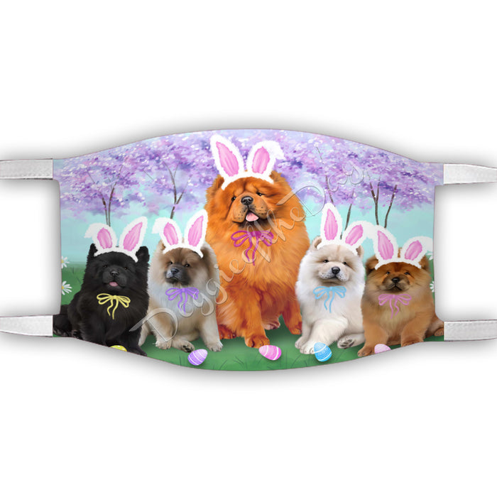 Easter Holiday Chow Chow Dogs Face Mask FM49592