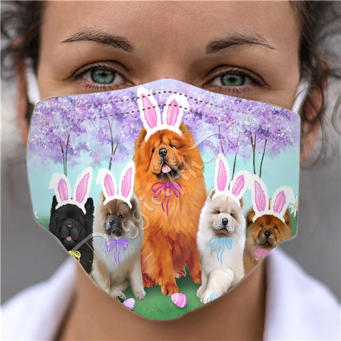 Easter Holiday Chow Chow Dogs Face Mask FM49592