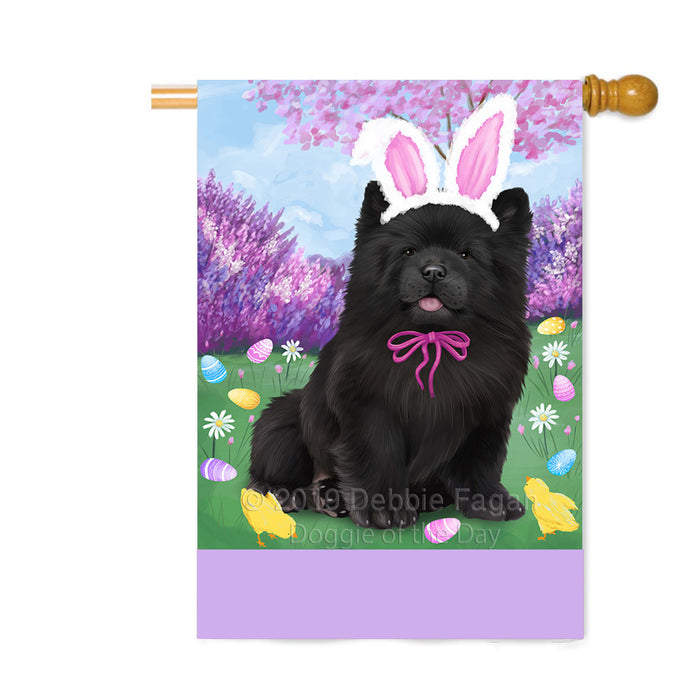 Personalized Easter Holiday Chow Chow Dog Custom House Flag FLG-DOTD-A58886