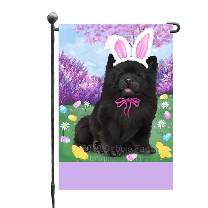 Personalized Easter Holiday Chow Chow Dog Custom Garden Flags GFLG-DOTD-A58830