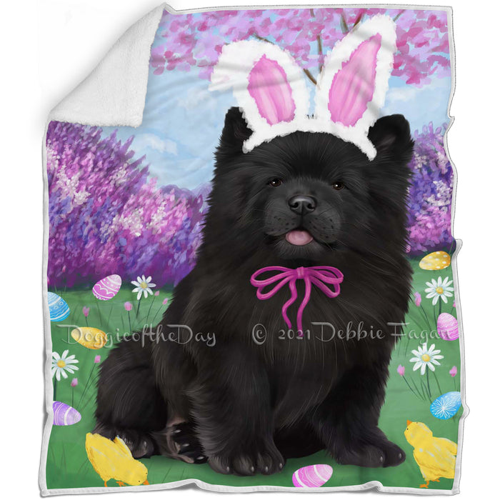 Chow Chow Dog Easter Holiday Blanket BLNKT57612