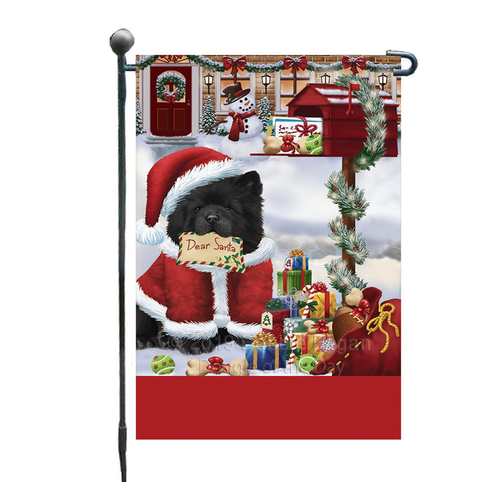 Personalized Happy Holidays Mailbox Chow Chow Dog Christmas Custom Garden Flags GFLG-DOTD-A59919