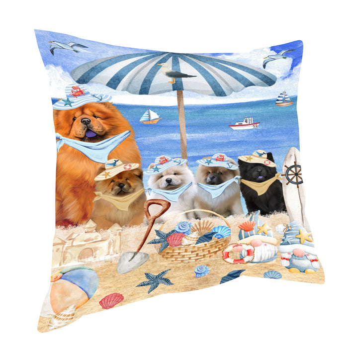 Chow Chow Pillow: Explore a Variety of Designs, Custom, Personalized, Throw Pillows Cushion for Sofa Couch Bed, Gift for Dog and Pet Lovers