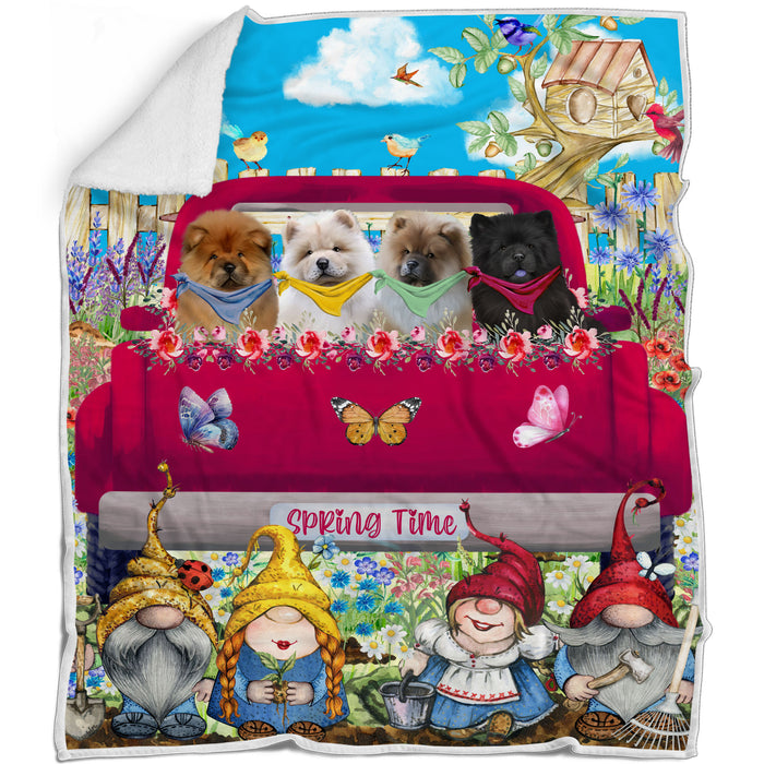 Chow Chow Blanket: Explore a Variety of Designs, Custom, Personalized, Cozy Sherpa, Fleece and Woven, Dog Gift for Pet Lovers