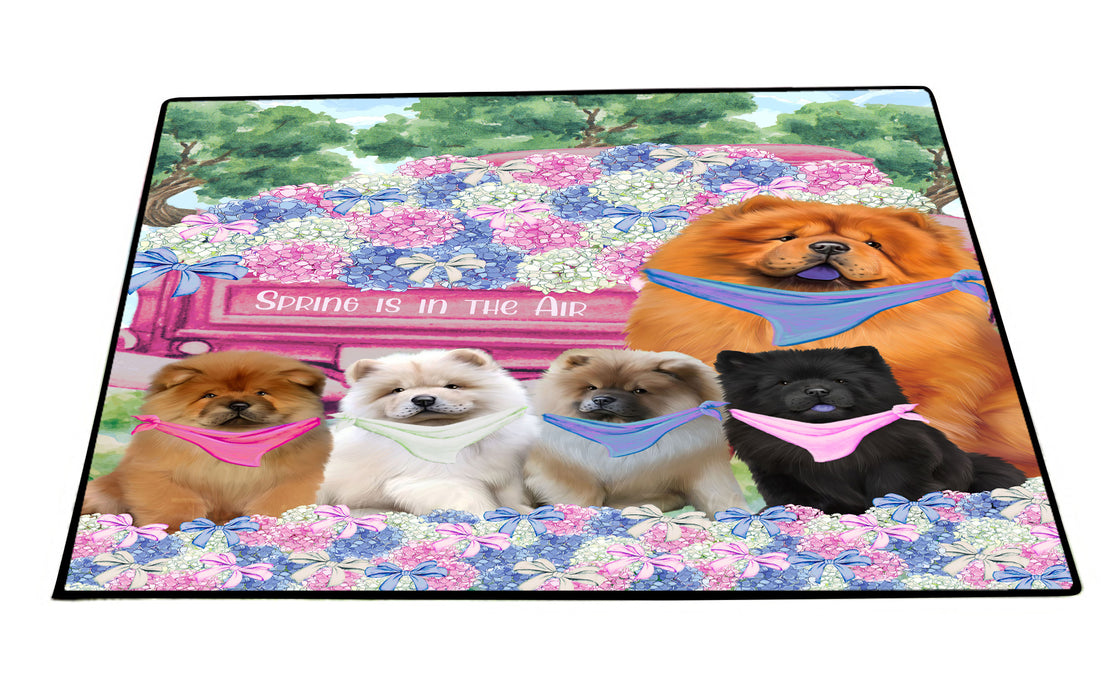 Chow Chow Floor Mat: Explore a Variety of Designs, Custom, Personalized, Anti-Slip Door Mats for Indoor and Outdoor, Gift for Dog and Pet Lovers