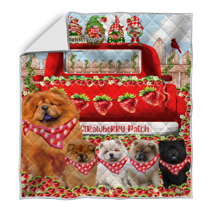 Chow Chow Quilt: Explore a Variety of Designs, Halloween Bedding Coverlet Quilted, Personalized, Custom, Dog Gift for Pet Lovers