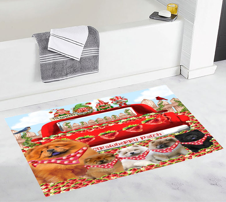 Chow Chow Bath Mat: Non-Slip Bathroom Rug Mats, Custom, Explore a Variety of Designs, Personalized, Gift for Pet and Dog Lovers