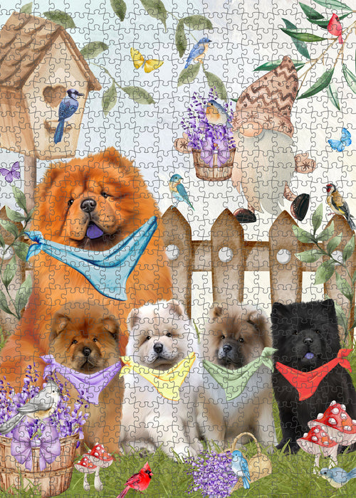 Chow Chow Jigsaw Puzzle: Explore a Variety of Personalized Designs, Interlocking Puzzles Games for Adult, Custom, Dog Lover's Gifts