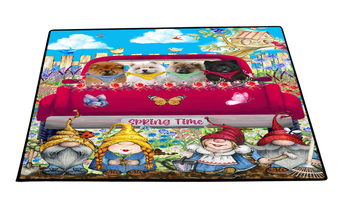 Chow Chow Floor Mats: Explore a Variety of Designs, Personalized, Custom, Halloween Anti-Slip Doormat for Indoor and Outdoor, Dog Gift for Pet Lovers