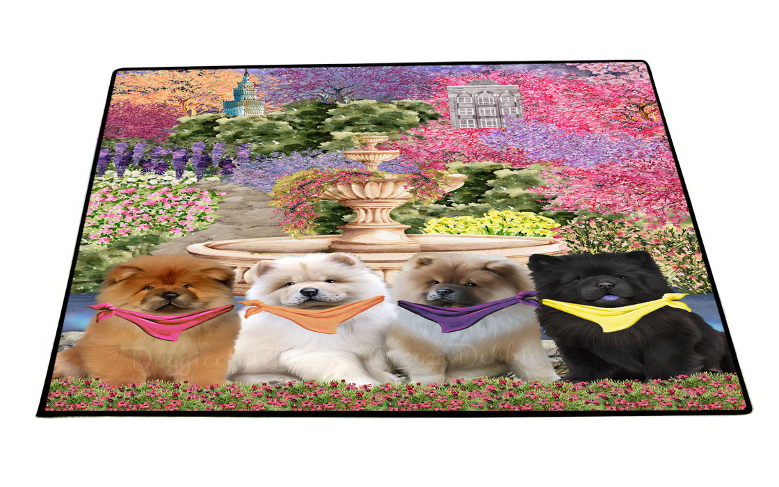 Chow Chow Floor Mat: Explore a Variety of Designs, Custom, Personalized, Anti-Slip Door Mats for Indoor and Outdoor, Gift for Dog and Pet Lovers
