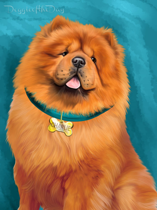 Digital Painting PERSONALIZED PET PORTRAIT! Custom Pet Dog or Cat Art