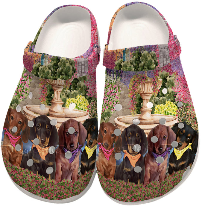 Create Your Own Basket Dachshund Dogs Floral Park Themed, Gift for Dog and Pet Lovers