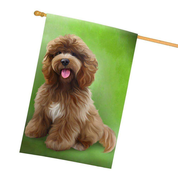 Cockapoo Dog All Weather House Flag