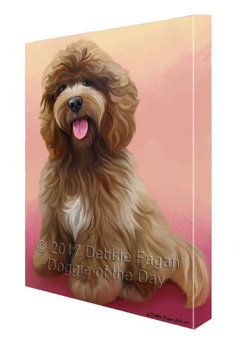 Cockapoo Dog Canvas Wall Art