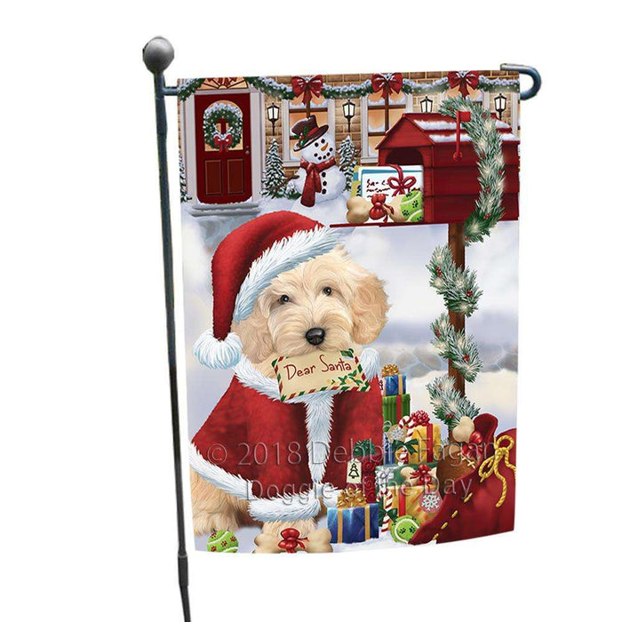Cockapoo Dog Dear Santa Letter Christmas Holiday Mailbox Garden Flag GFLG53592