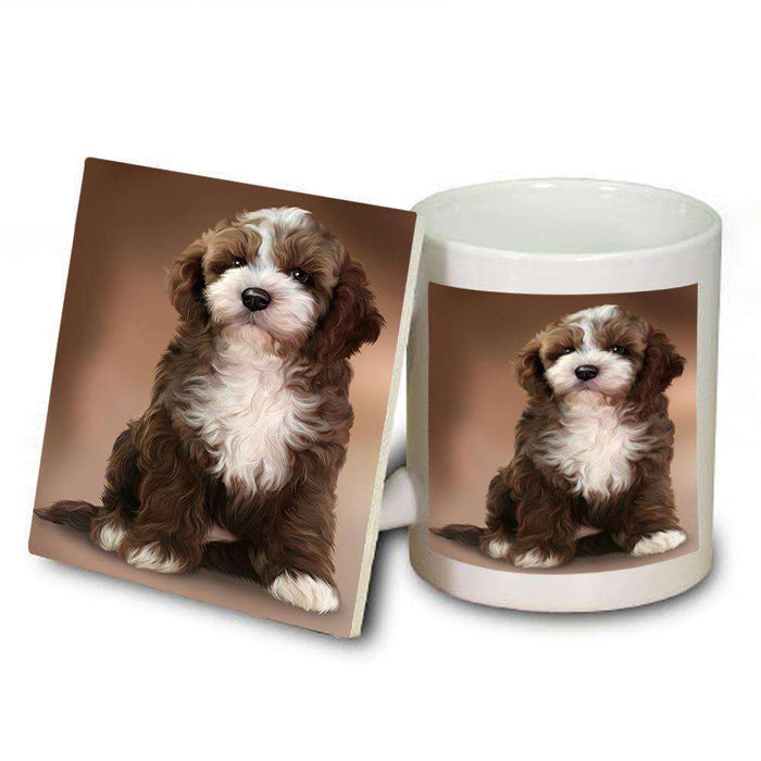 Cockapoo Dog Mug and Coaster Set MUC52729