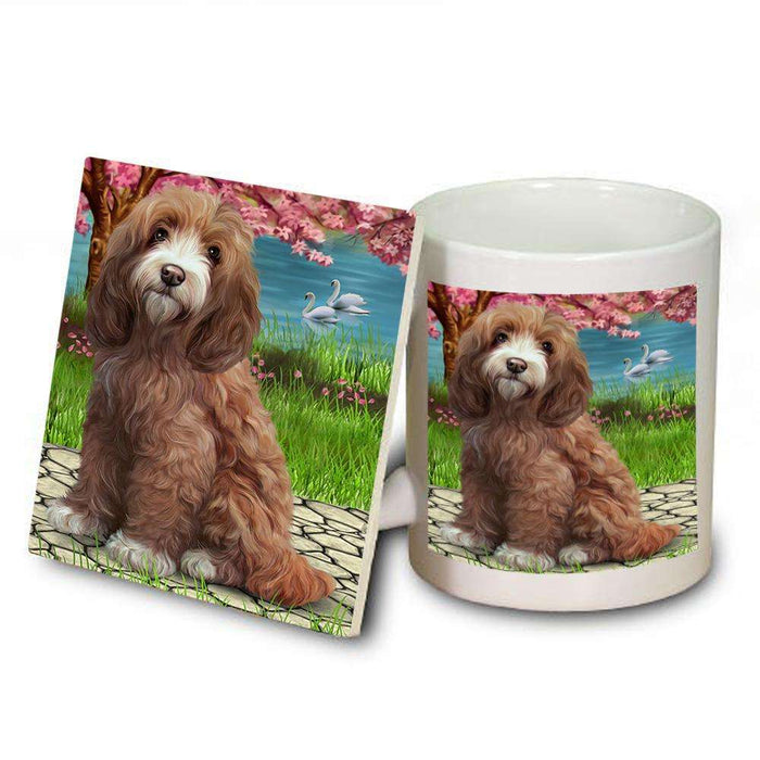 Cockapoo Dog Mug and Coaster Set MUC52740