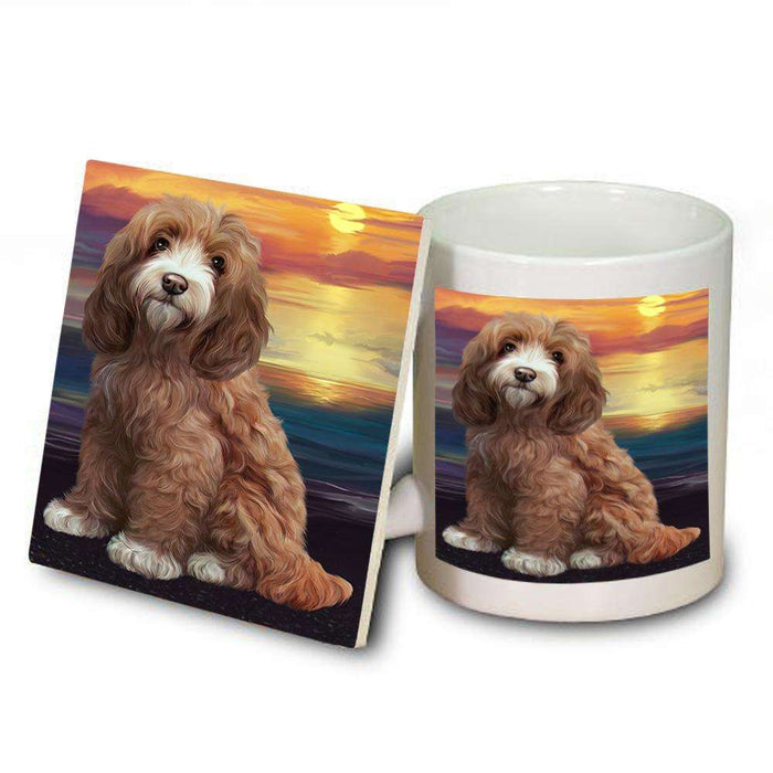 Cockapoo Dog Mug and Coaster Set MUC52759