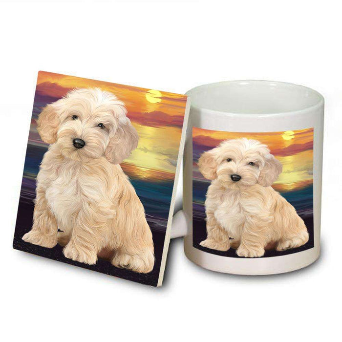 Cockapoo Dog Mug and Coaster Set MUC52760