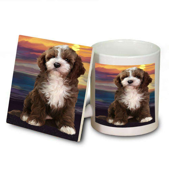 Cockapoo Dog Mug and Coaster Set MUC52763