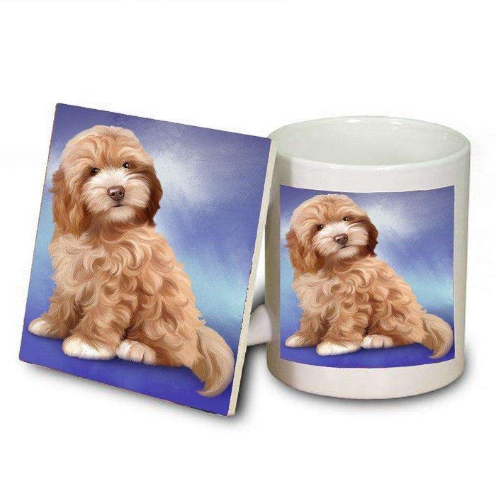 Cockapoo Dog Mug and Coaster Set