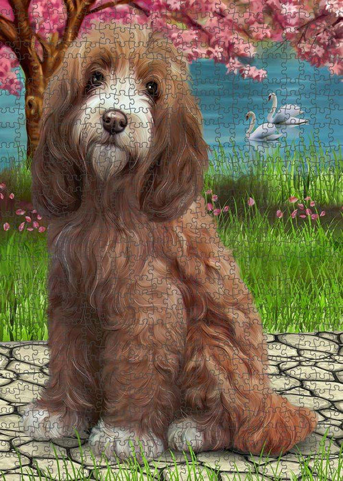 Cockapoo Dog Puzzle with Photo Tin PUZL62566