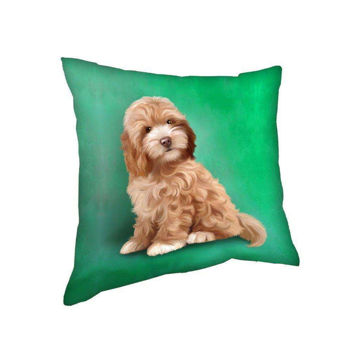 Cockapoo Dog Throw Pillow