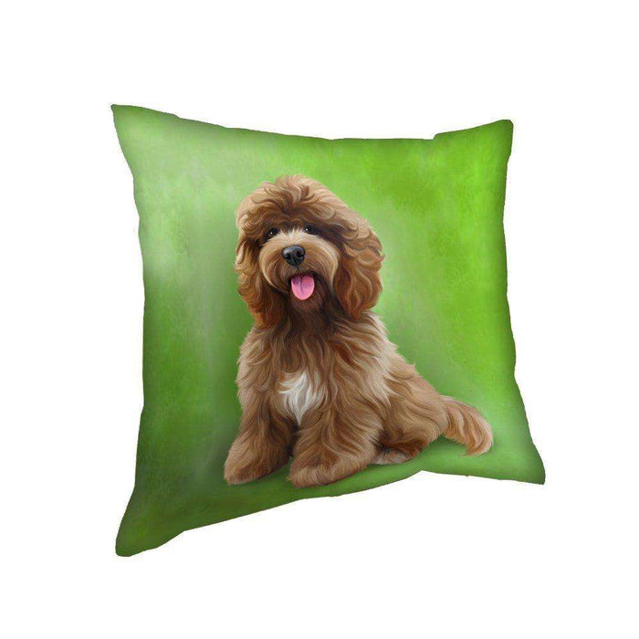 Cockapoo Dog Throw Pillow