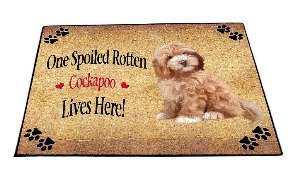 Cockapoo Spoiled Rotten Dog Indoor/Outdoor Floormat